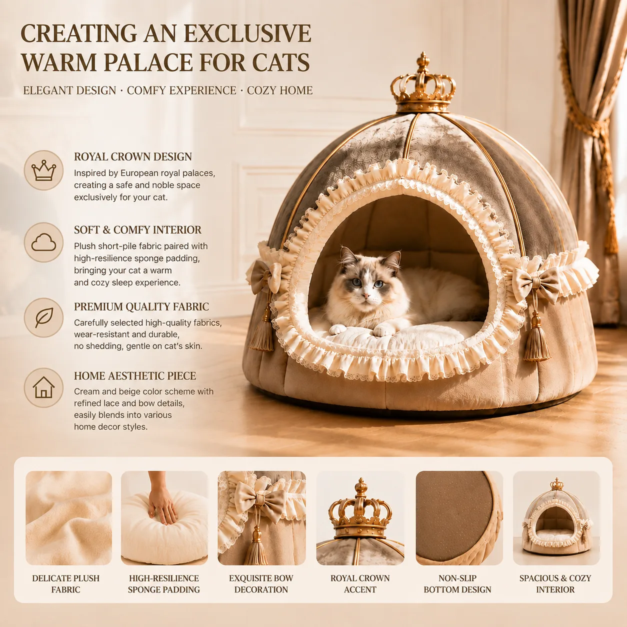 Luna Royale Premium Cat Nest