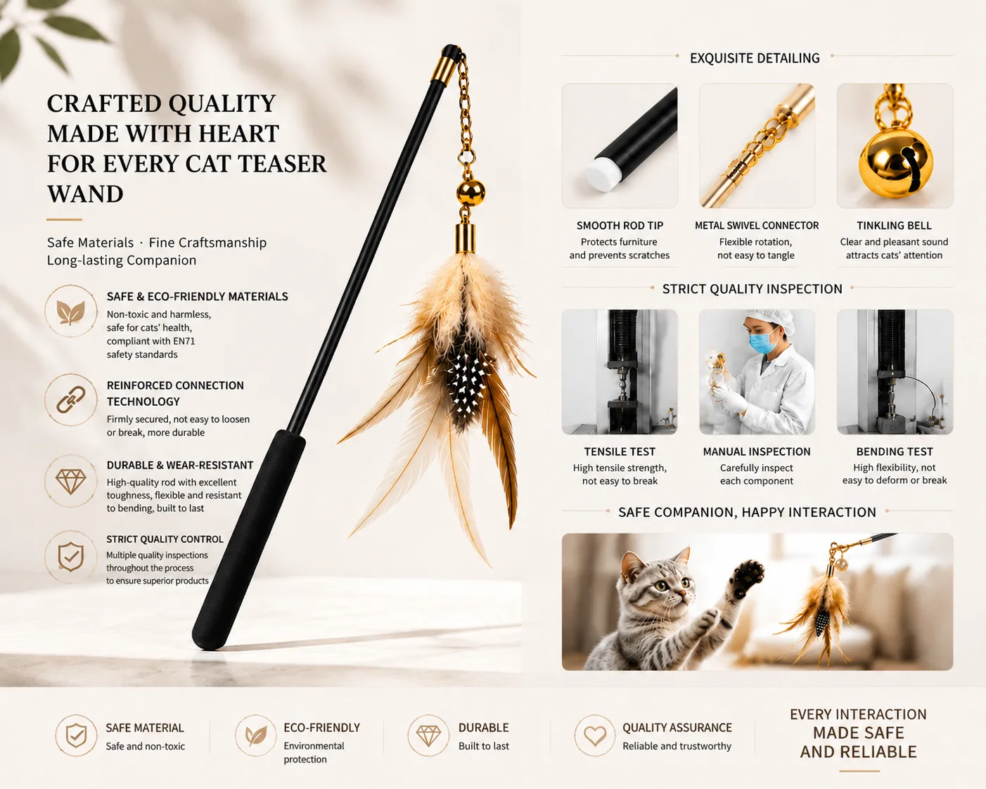 CALMPUP Quality Inspection & Material Showcase